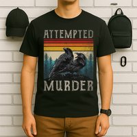 Attempted Murder Crows & Edgar Allen Poe T-Shirt