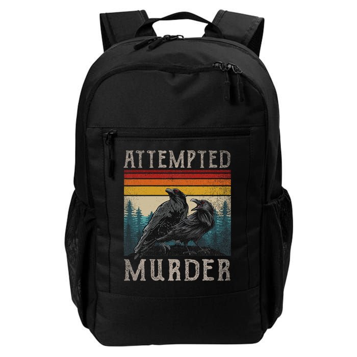 Attempted Murder Crows & Edgar Allen Poe Backpack