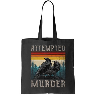 Attempted Murder Crows & Edgar Allen Poe Bag