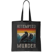 Attempted Murder Crows & Edgar Allen Poe Bag