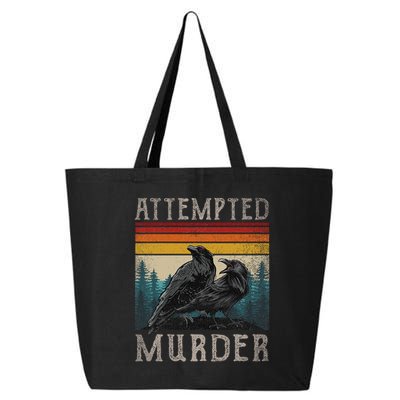 Attempted Murder Crows & Edgar Allen Poe 25L Jumbo Tote