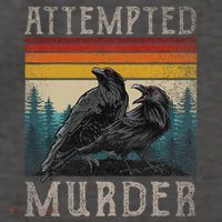 Attempted Murder Crows & Edgar Allen Poe Vector Backpack