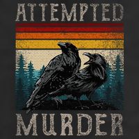 Attempted Murder Crows Cool Comfort Performance Bucket Hat