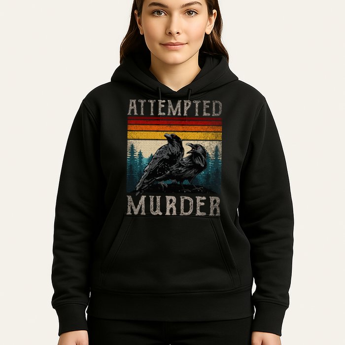 Attempted Murder Crows Hoodie