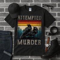 Attempted Murder Crows Tall T-Shirt