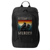 Attempted Murder Crows City Backpack