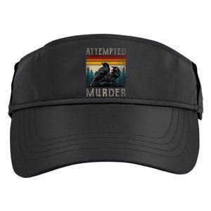 Attempted Murder Crows Adult Drive Performance Visor