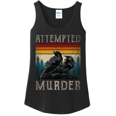 Attempted Murder Crows Ladies Essential Tank