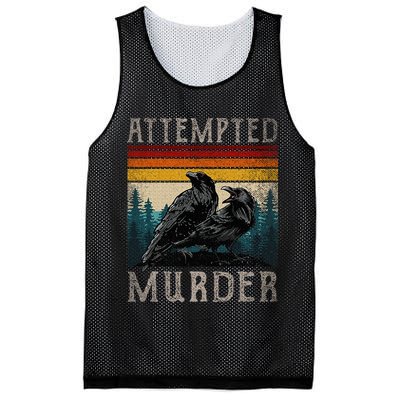 Attempted Murder Crows Mesh Reversible Basketball Jersey Tank