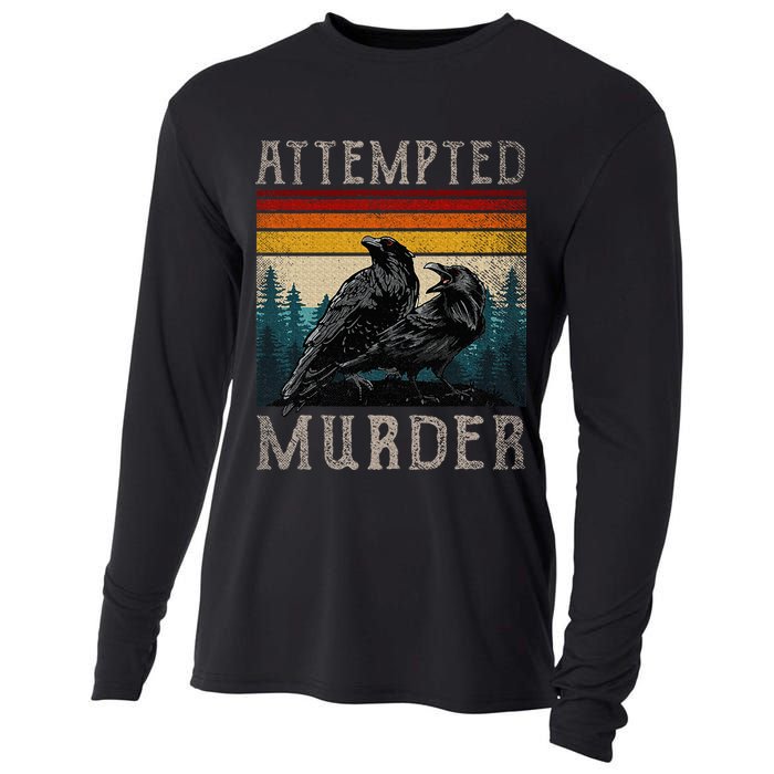 Attempted Murder Crows Cooling Performance Long Sleeve Crew