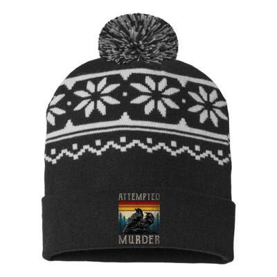 Attempted Murder Crows USA-Made Snowflake Beanie