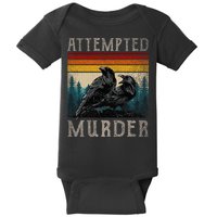Attempted Murder Crows Baby Bodysuit