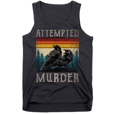 Attempted Murder Crows Tank Top