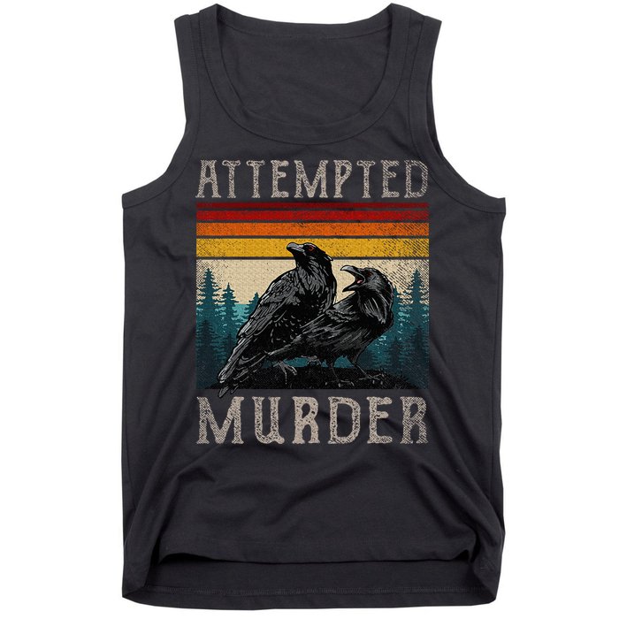Attempted Murder Crows Tank Top