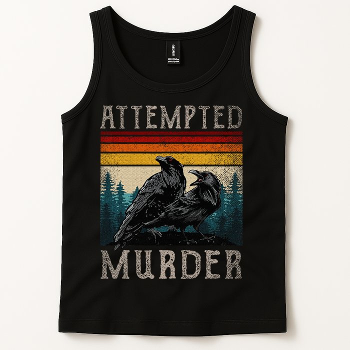 Attempted Murder Crows Tank Top