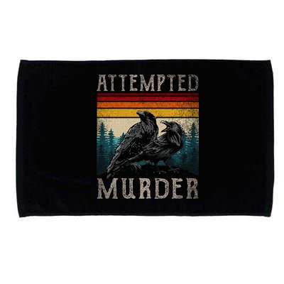 Attempted Murder Crows Microfiber Hand Towel