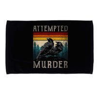 Attempted Murder Crows Microfiber Hand Towel