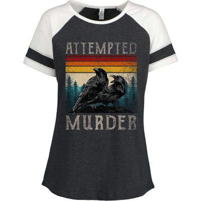 Attempted Murder Crows Enza Ladies Jersey Colorblock Tee