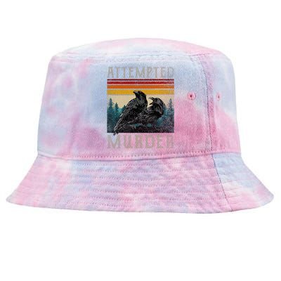 Attempted Murder Crows Tie-Dyed Bucket Hat