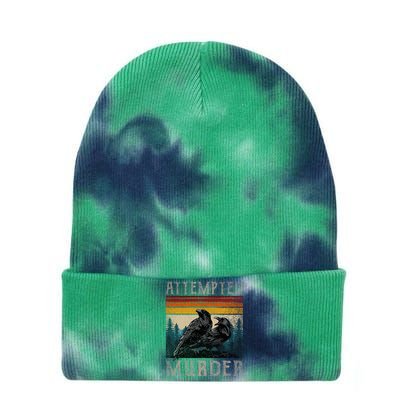 Attempted Murder Crows Tie Dye 12in Knit Beanie