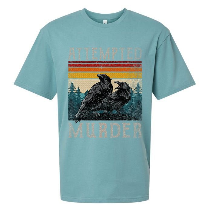 Attempted Murder Crows Sueded Cloud Jersey T-Shirt