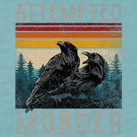 Attempted Murder Crows Sueded Cloud Jersey T-Shirt