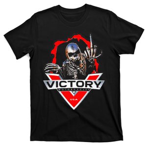 American Motor Cycles Victory Usa Skeleton T-Shirt