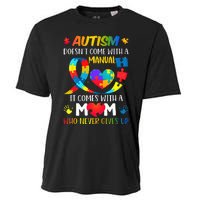 Autism Mom Doesnt Come With A Manual Women Autism Awareness Cooling Performance Crew T-Shirt