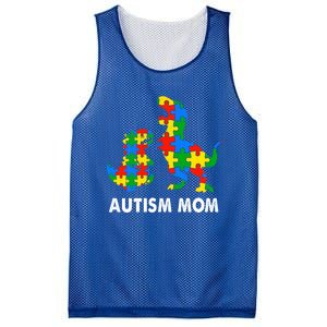 Autism Mom Dinosaur Lovers Dino Mommy Mama Autism Awareness Funny Gift Mesh Reversible Basketball Jersey Tank