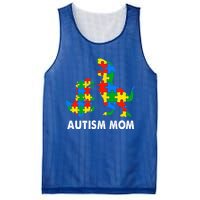 Autism Mom Dinosaur Lovers Dino Mommy Mama Autism Awareness Funny Gift Mesh Reversible Basketball Jersey Tank