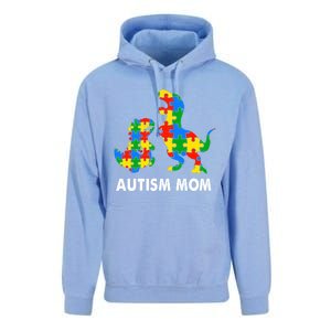 Autism Mom Dinosaur Lovers Dino Mommy Mama Autism Awareness Funny Gift Unisex Surf Hoodie