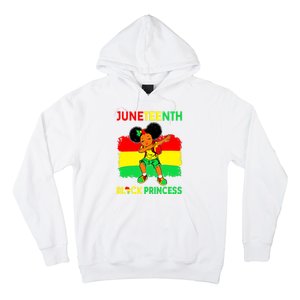 Afro Melanin Dabbing Girl Black Princess Juneteenth Hoodie