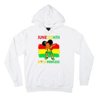 Afro Melanin Dabbing Girl Black Princess Juneteenth Hoodie