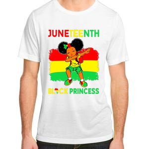 Afro Melanin Dabbing Girl Black Princess Juneteenth Adult ChromaSoft Performance T-Shirt