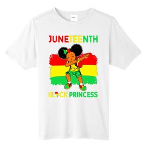 Afro Melanin Dabbing Girl Black Princess Juneteenth Tall Fusion ChromaSoft Performance T-Shirt