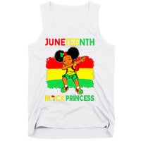 Afro Melanin Dabbing Girl Black Princess Juneteenth Tank Top