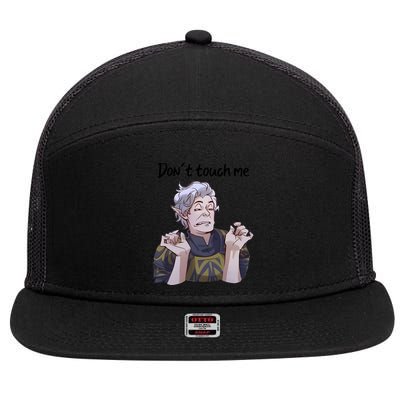 Astarion Meme DonT Touch Me Game Lover Gamer 7 Panel Mesh Trucker Snapback Hat