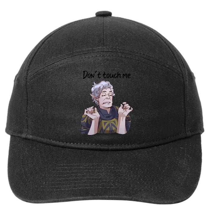 Astarion Meme DonT Touch Me Game Lover Gamer 7-Panel Snapback Hat
