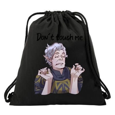 Astarion Meme DonT Touch Me Game Lover Gamer Drawstring Bag