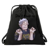 Astarion Meme DonT Touch Me Game Lover Gamer Drawstring Bag