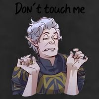 Astarion Meme DonT Touch Me Game Lover Gamer 25L Jumbo Tote