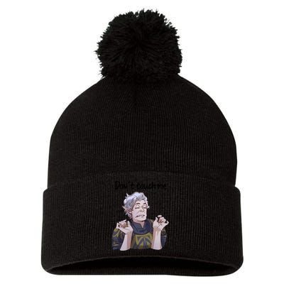 Astarion Meme DonT Touch Me Game Lover Gamer Pom Pom 12in Knit Beanie
