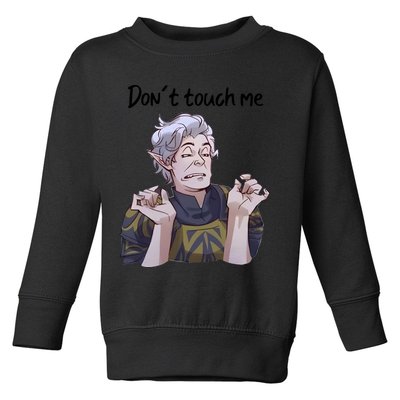 Astarion Meme DonT Touch Me Game Lover Gamer Toddler Sweatshirt