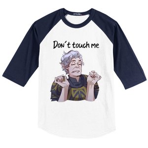 Astarion Meme DonT Touch Me Game Lover Gamer Baseball Sleeve Shirt