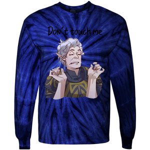 Astarion Meme DonT Touch Me Game Lover Gamer Tie-Dye Long Sleeve Shirt