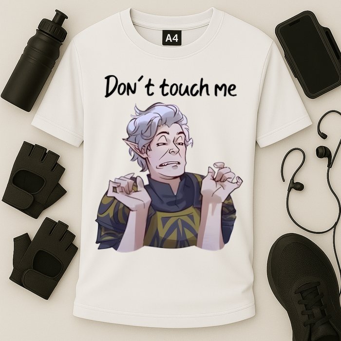 Astarion Meme DonT Touch Me Game Lover Gamer Performance Shirt