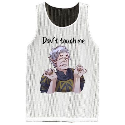 Astarion Meme DonT Touch Me Game Lover Gamer Mesh Reversible Basketball Jersey Tank