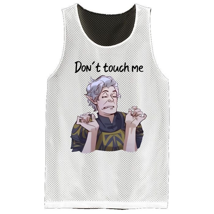 Astarion Meme DonT Touch Me Game Lover Gamer Mesh Reversible Basketball Jersey Tank