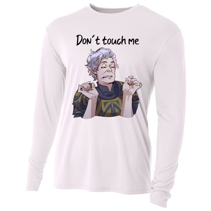 Astarion Meme DonT Touch Me Game Lover Gamer Cooling Performance Long Sleeve Crew