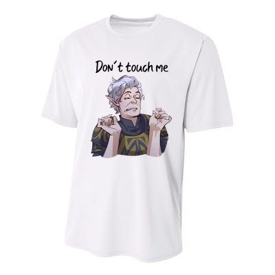 Astarion Meme DonT Touch Me Game Lover Gamer Youth Performance Sprint T-Shirt